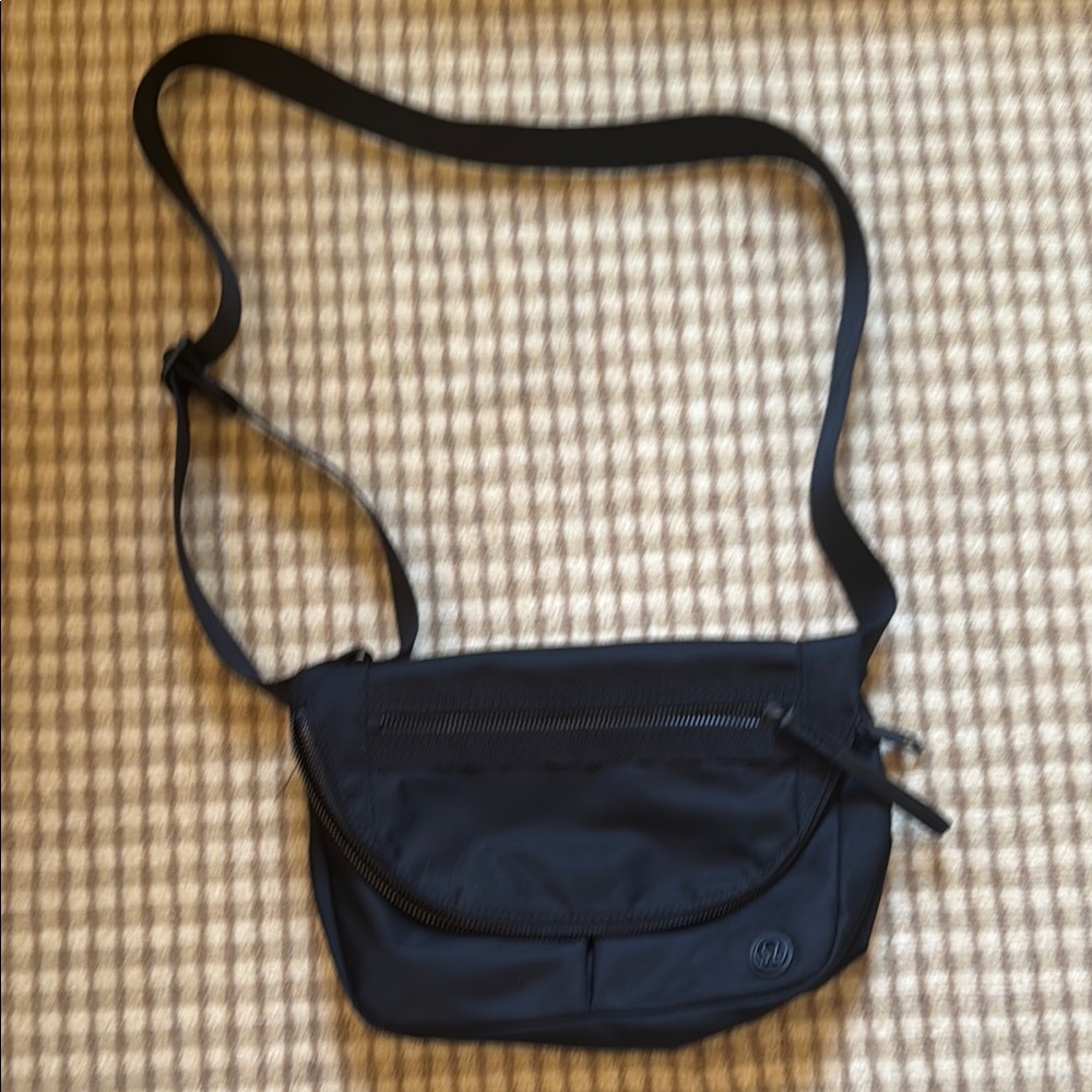 Lululemon Athletica Black Crossbody Bag Minimalist Design